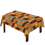 Ethnic Tiki Pattern Print Tablecloth
