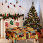 Ethnic Tiki Pattern Print Tablecloth