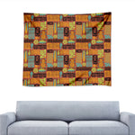 Ethnic Tiki Pattern Print Tapestry