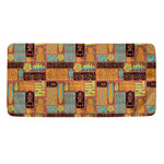 Ethnic Tiki Pattern Print Towel