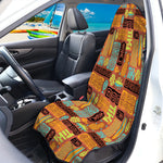 Ethnic Tiki Pattern Print Waterproof Car Seat Cover