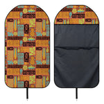 Ethnic Tiki Pattern Print Waterproof Car Seat Cover