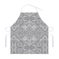 Ethnic Zentangle Pattern Print Adjustable Apron