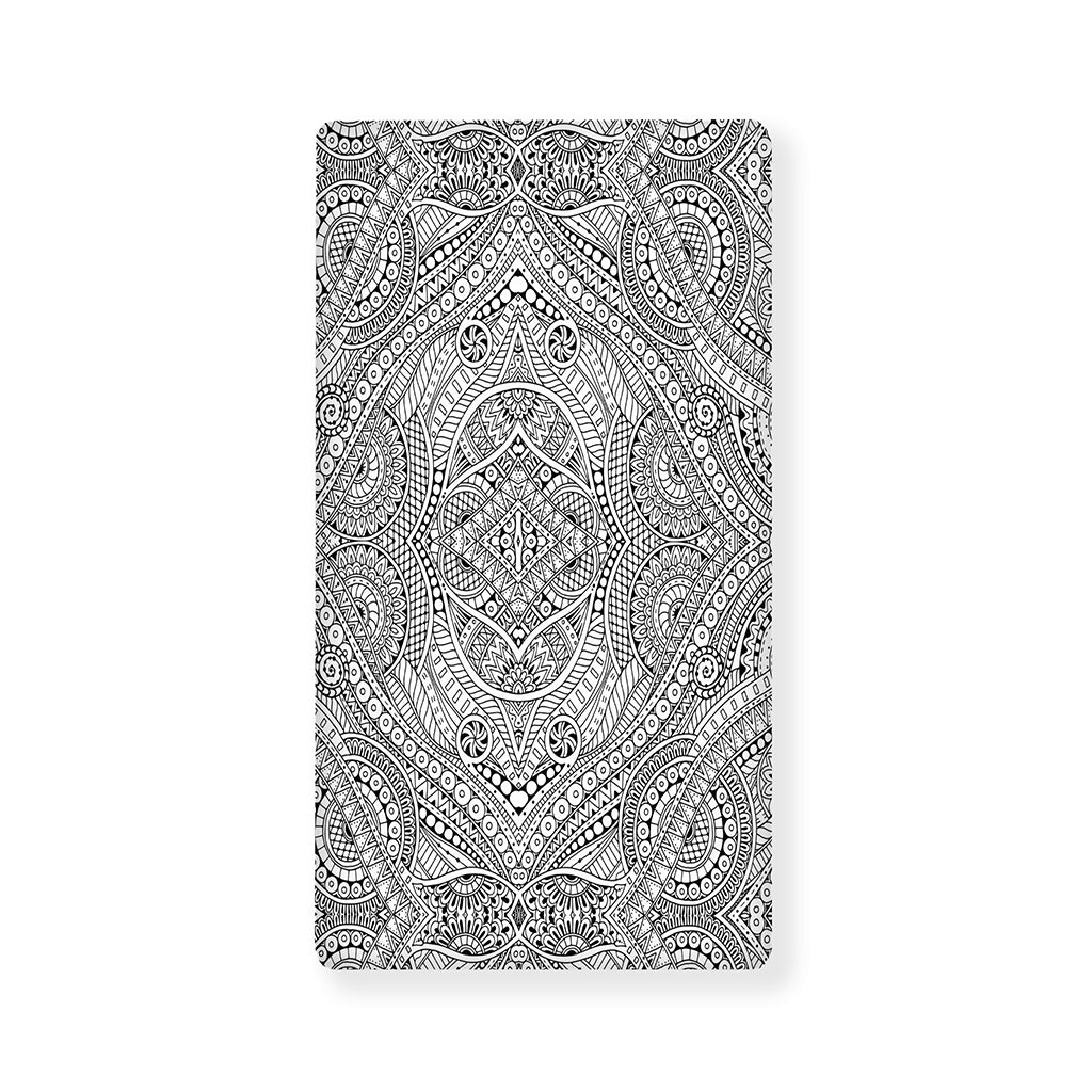 Ethnic Zentangle Pattern Print Baby Crib Sheet