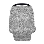 Ethnic Zentangle Pattern Print Baby Seat Cover