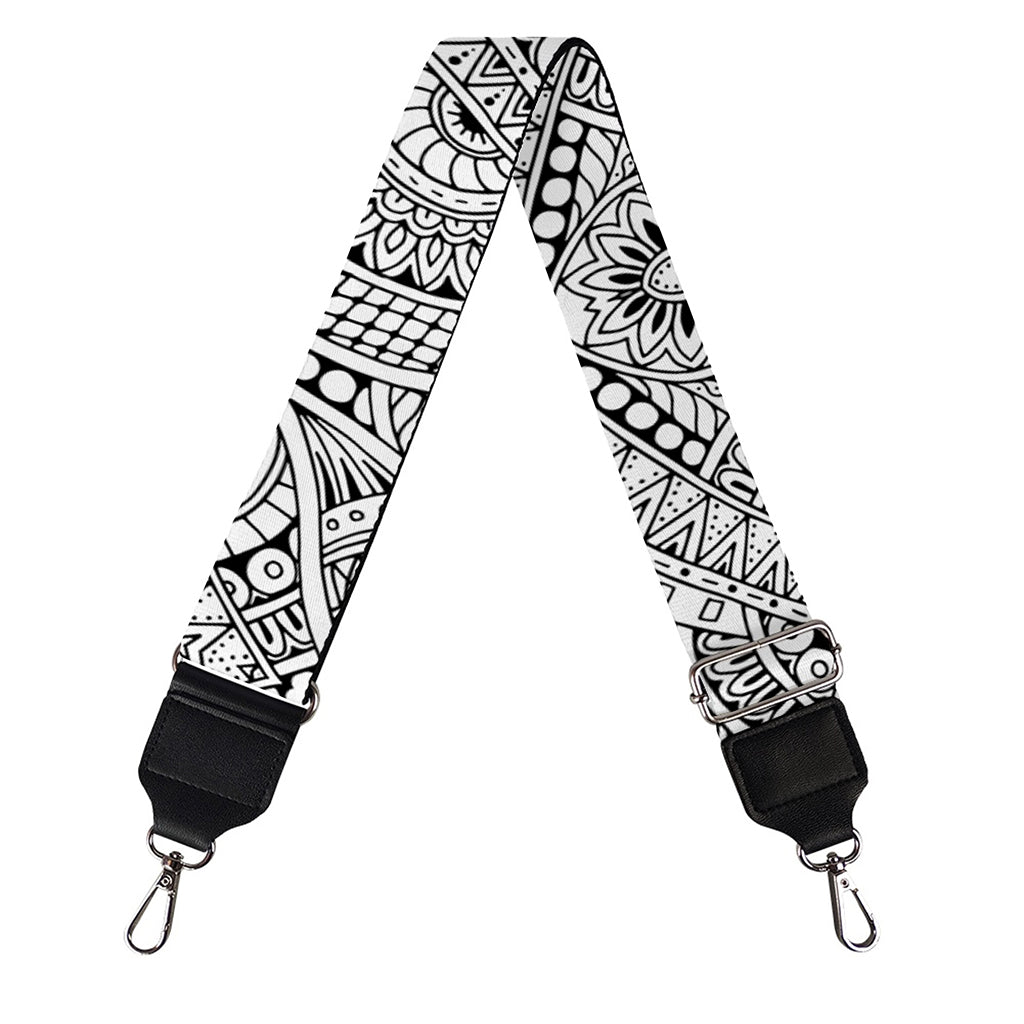 Ethnic Zentangle Pattern Print Bag Strap