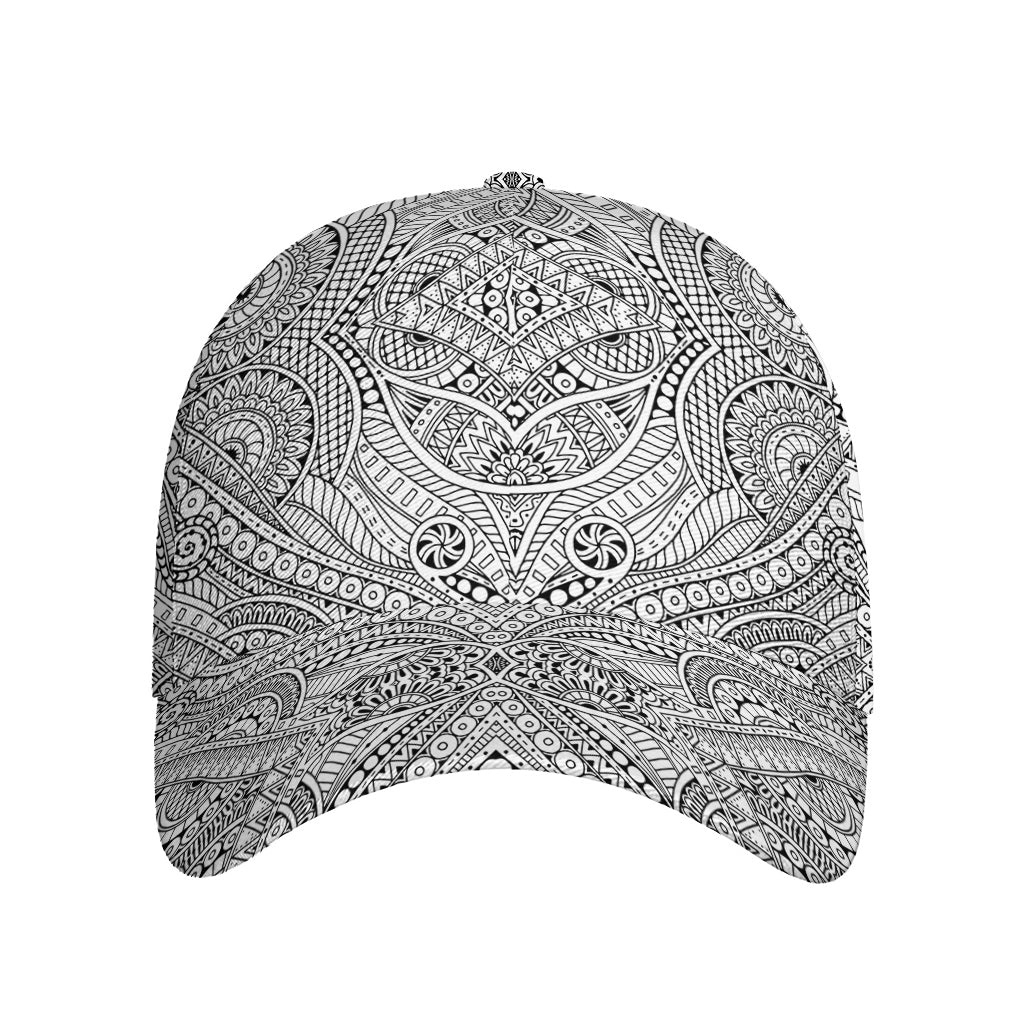 Ethnic Zentangle Pattern Print Baseball Cap