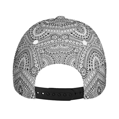 Ethnic Zentangle Pattern Print Baseball Cap