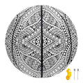 Ethnic Zentangle Pattern Print Basketball