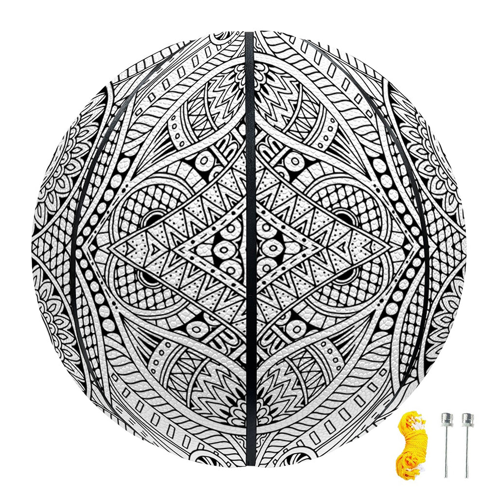 Ethnic Zentangle Pattern Print Basketball