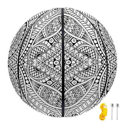 Ethnic Zentangle Pattern Print Basketball