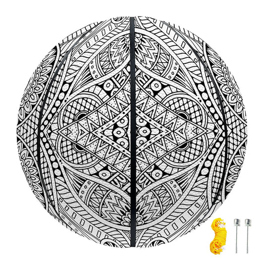 Ethnic Zentangle Pattern Print Basketball