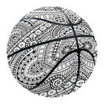 Ethnic Zentangle Pattern Print Basketball