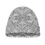Ethnic Zentangle Pattern Print Beanie