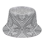 Ethnic Zentangle Pattern Print Bucket Hat