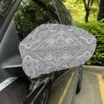 Ethnic Zentangle Pattern Print Car Side Mirror Covers