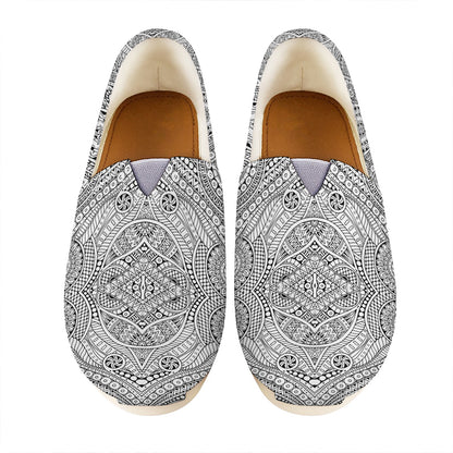 Ethnic Zentangle Pattern Print Casual Shoes