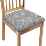 Ethnic Zentangle Pattern Print Chair Cushion Cover