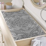 Ethnic Zentangle Pattern Print Changing Pad Cover