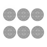 Ethnic Zentangle Pattern Print Coaster Set