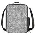 Ethnic Zentangle Pattern Print Crossbody Lunch Bag