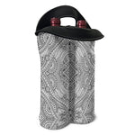 Ethnic Zentangle Pattern Print Double Neoprene Wine Tote