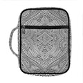Ethnic Zentangle Pattern Print Front Pocket Bible Bag