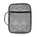 Ethnic Zentangle Pattern Print Front Pocket Bible Bag