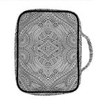 Ethnic Zentangle Pattern Print Front Pocket Bible Bag