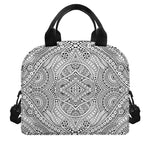 Ethnic Zentangle Pattern Print Insulated Lunch Bag