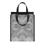 Ethnic Zentangle Pattern Print Insulated Lunch Tote