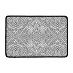 Ethnic Zentangle Pattern Print Kitchen Mat