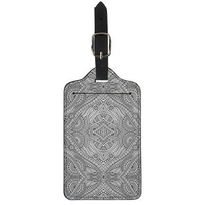 Ethnic Zentangle Pattern Print Luggage Tag