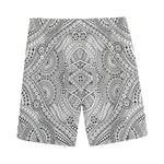 Ethnic Zentangle Pattern Print Men's Sports Shorts