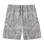 Ethnic Zentangle Pattern Print Men's Swim Trunks