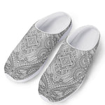 Ethnic Zentangle Pattern Print Mesh Casual Shoes
