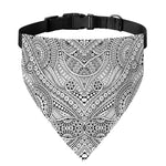 Ethnic Zentangle Pattern Print Over The Collar Dog Bandana