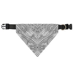 Ethnic Zentangle Pattern Print Over The Collar Dog Bandana