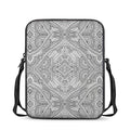 Ethnic Zentangle Pattern Print Rectangular Crossbody Bag