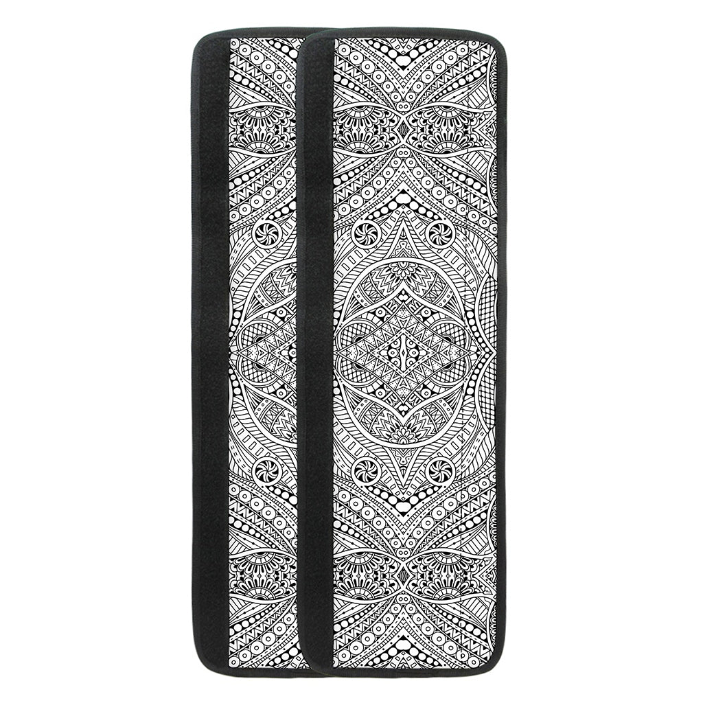 Ethnic Zentangle Pattern Print Refrigerator Handle Covers