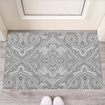 Ethnic Zentangle Pattern Print Rubber Doormat