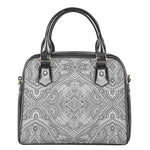 Ethnic Zentangle Pattern Print Shoulder Handbag