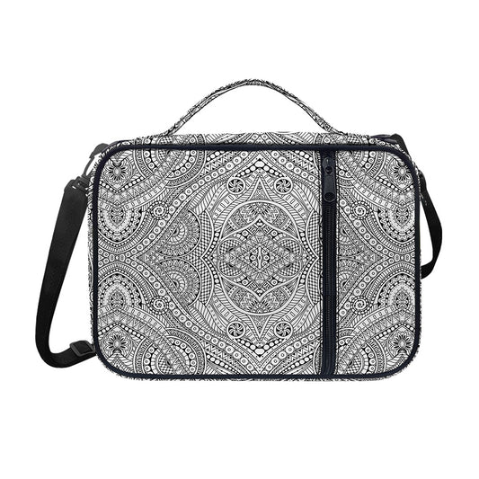 Ethnic Zentangle Pattern Print Shoulder Strap Bible Bag