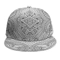 Ethnic Zentangle Pattern Print Snapback Cap