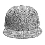 Ethnic Zentangle Pattern Print Snapback Cap