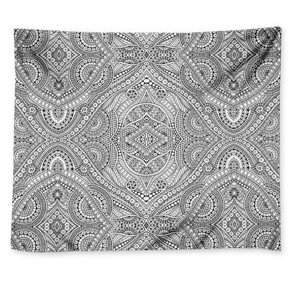 Ethnic Zentangle Pattern Print Tapestry