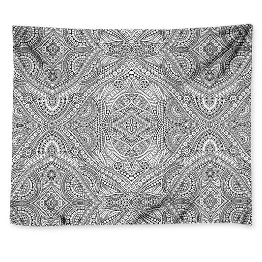 Ethnic Zentangle Pattern Print Tapestry