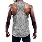 Ethnic Zentangle Pattern Print Training Tank Top
