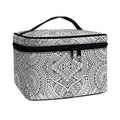 Ethnic Zentangle Pattern Print Travel Makeup Bag