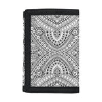 Ethnic Zentangle Pattern Print Trifold Wallet